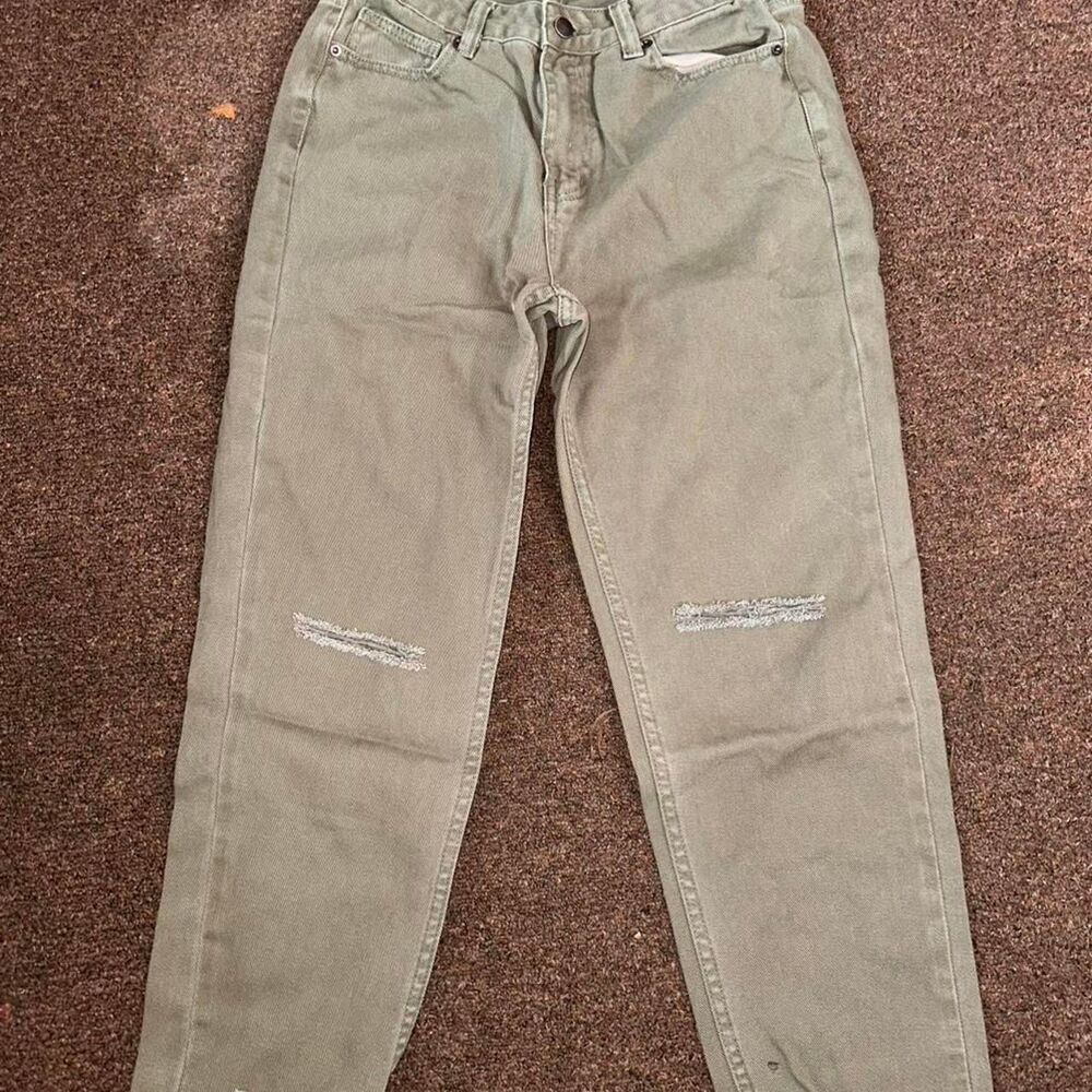 Unbranded Women's Green and Khaki Jeans